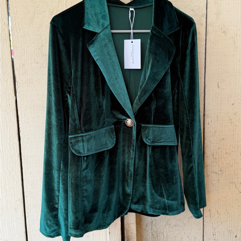 Green Women's Blazer